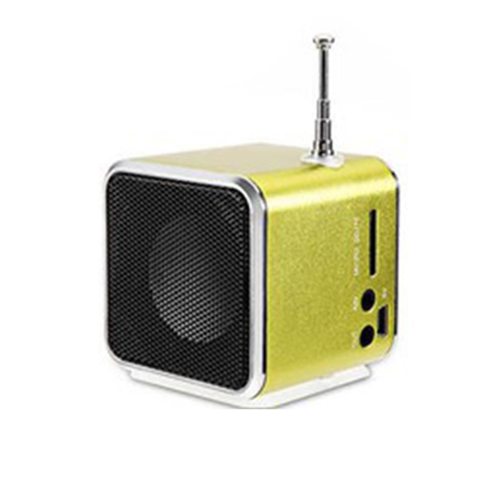 Mini Portable LCD Display Subwoofer Speaker Outdoor-Black