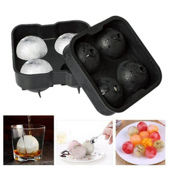 Housewares Solutions I E Ball Maker Food Grade Sili One I E  Ube Mould-black-12*12*4.5cm