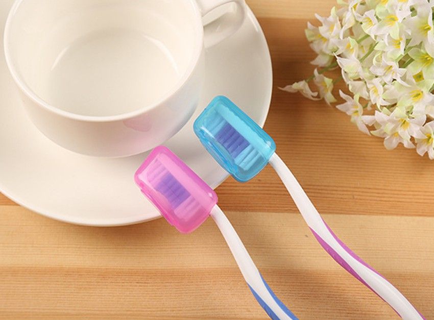 5pcs Outdoor Travel Camping Toothbrush Head Covers Case Cap