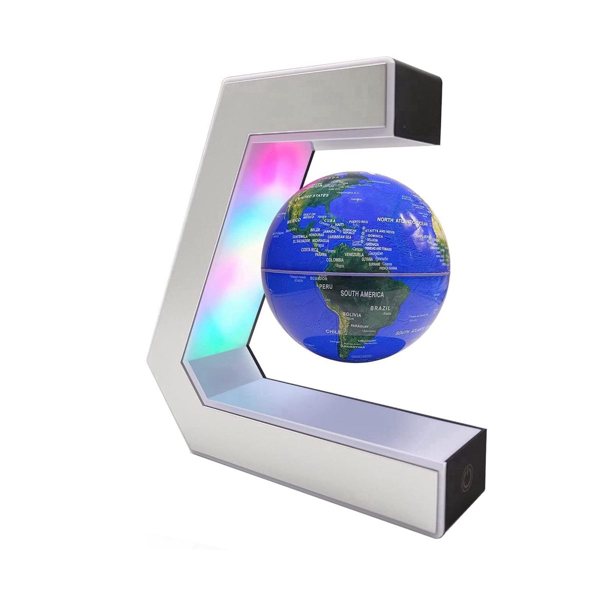 Magnetic Levitation Globe With LED Lights  Floating Globes for Educational Home Office Desk DecorUS Plug