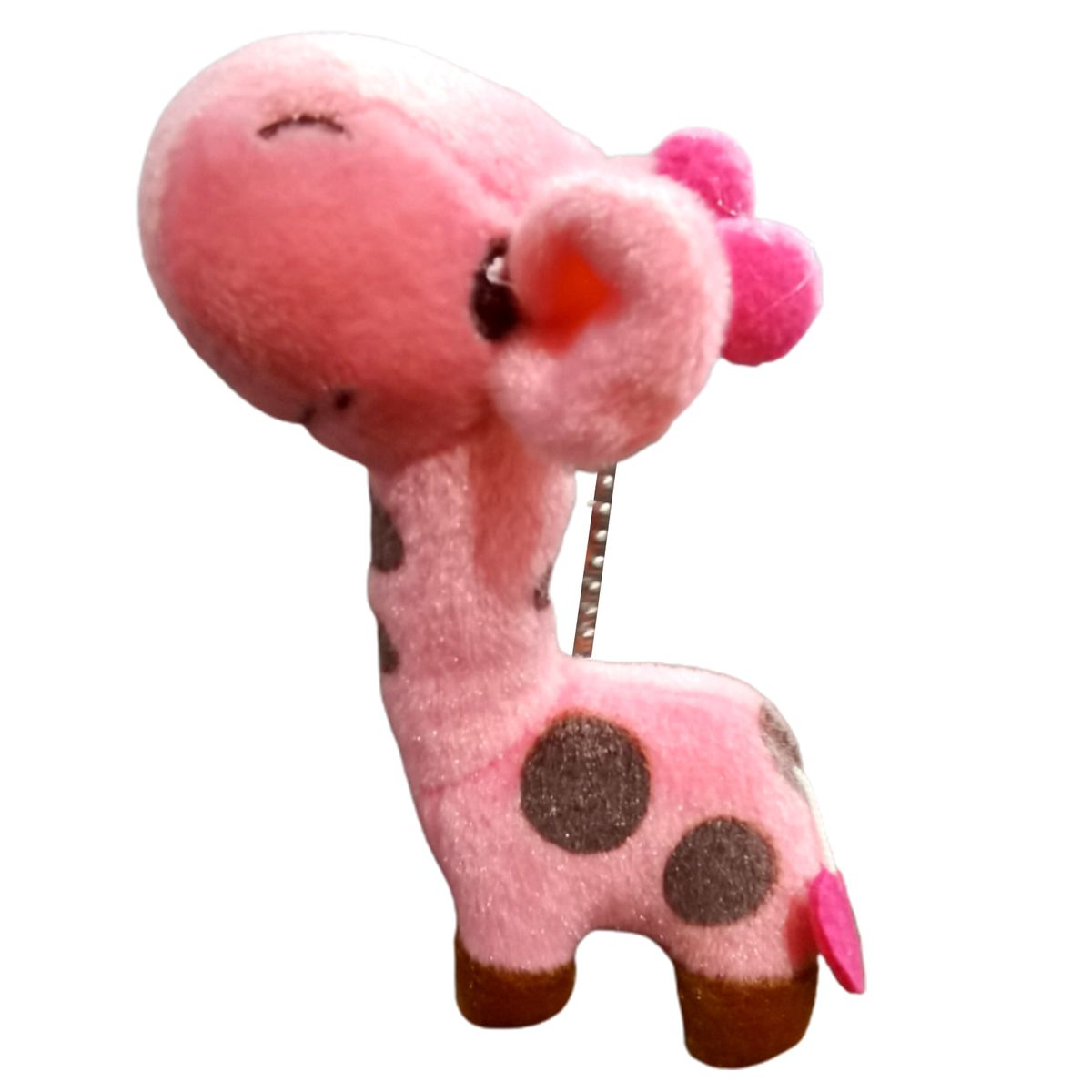 Giraffe Doll Eco-friendly Comfortable To Touch 4 Colors Giraffe Animal Doll For Boy-Pink
