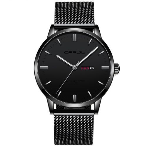 Men's Luxury Analog Stainless Steel Waterproof Quartz Watch