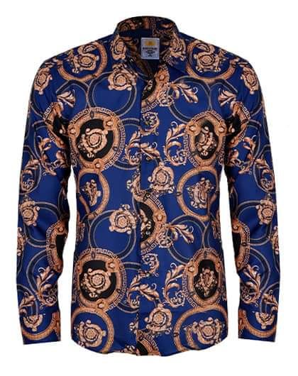 Men's Long Sleeve Vintage Shirts - A020