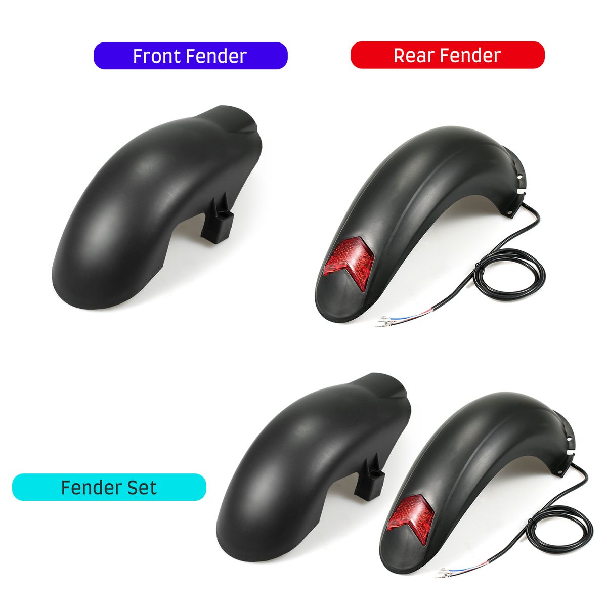 10in Electric Scooter Front Tire Guard Rear Tire Guard Front