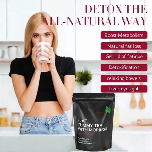 Flat Tummy Tea With Moringa - Night Boost - 28 Bags