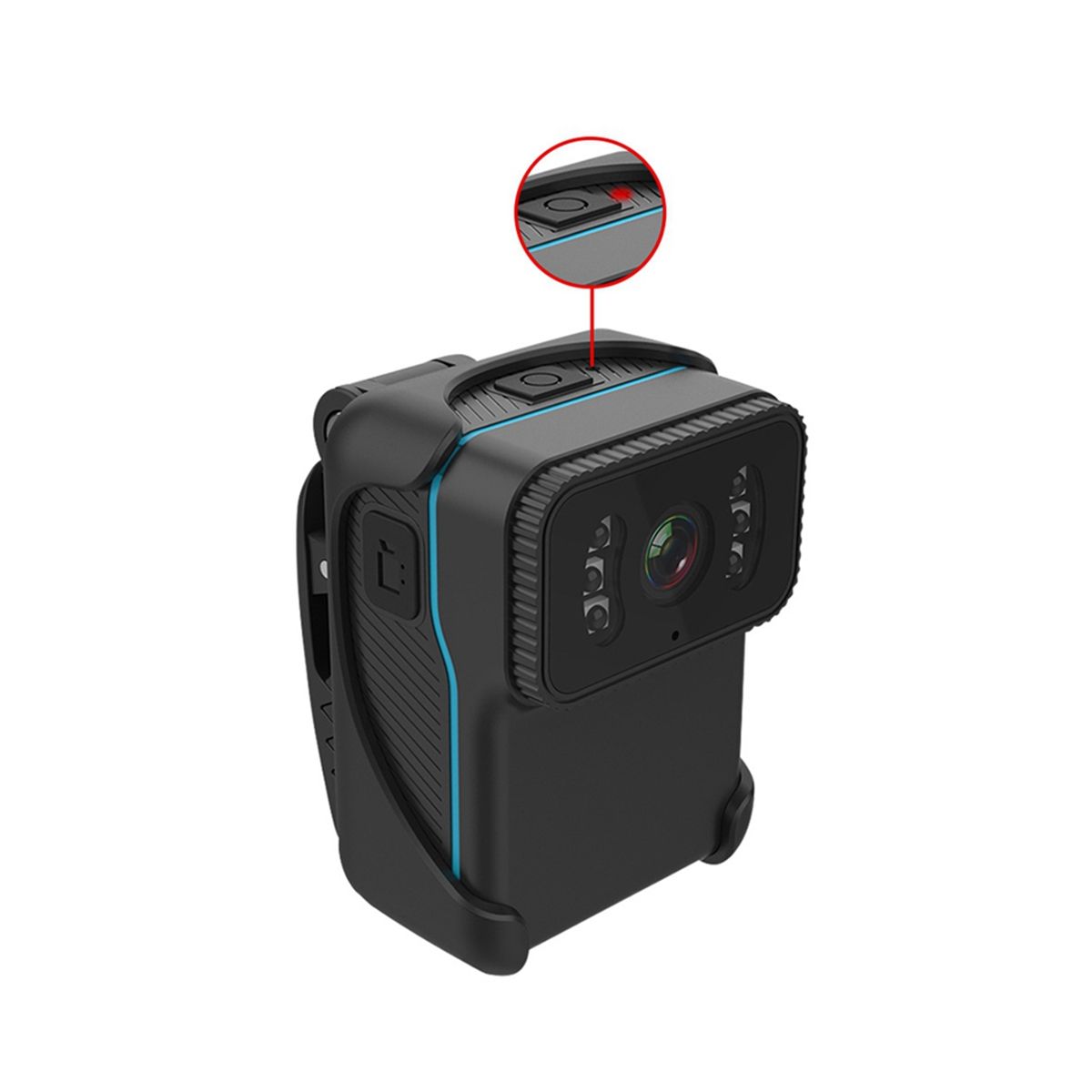 1080P 200MT Camera Waterproof Multi-Functional Back Clip