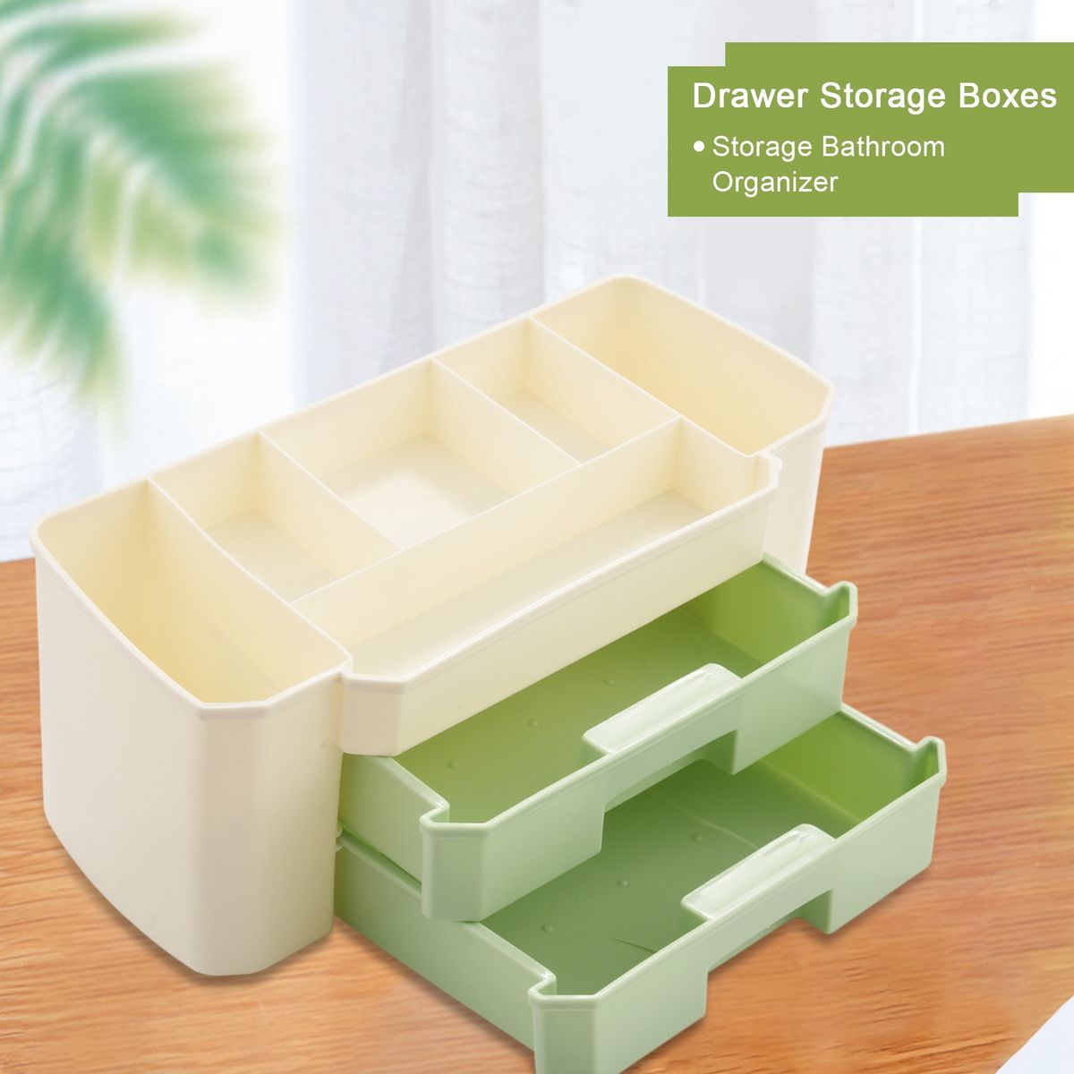 Plastic Makeup Organizer Drawer Storage Boxes Women