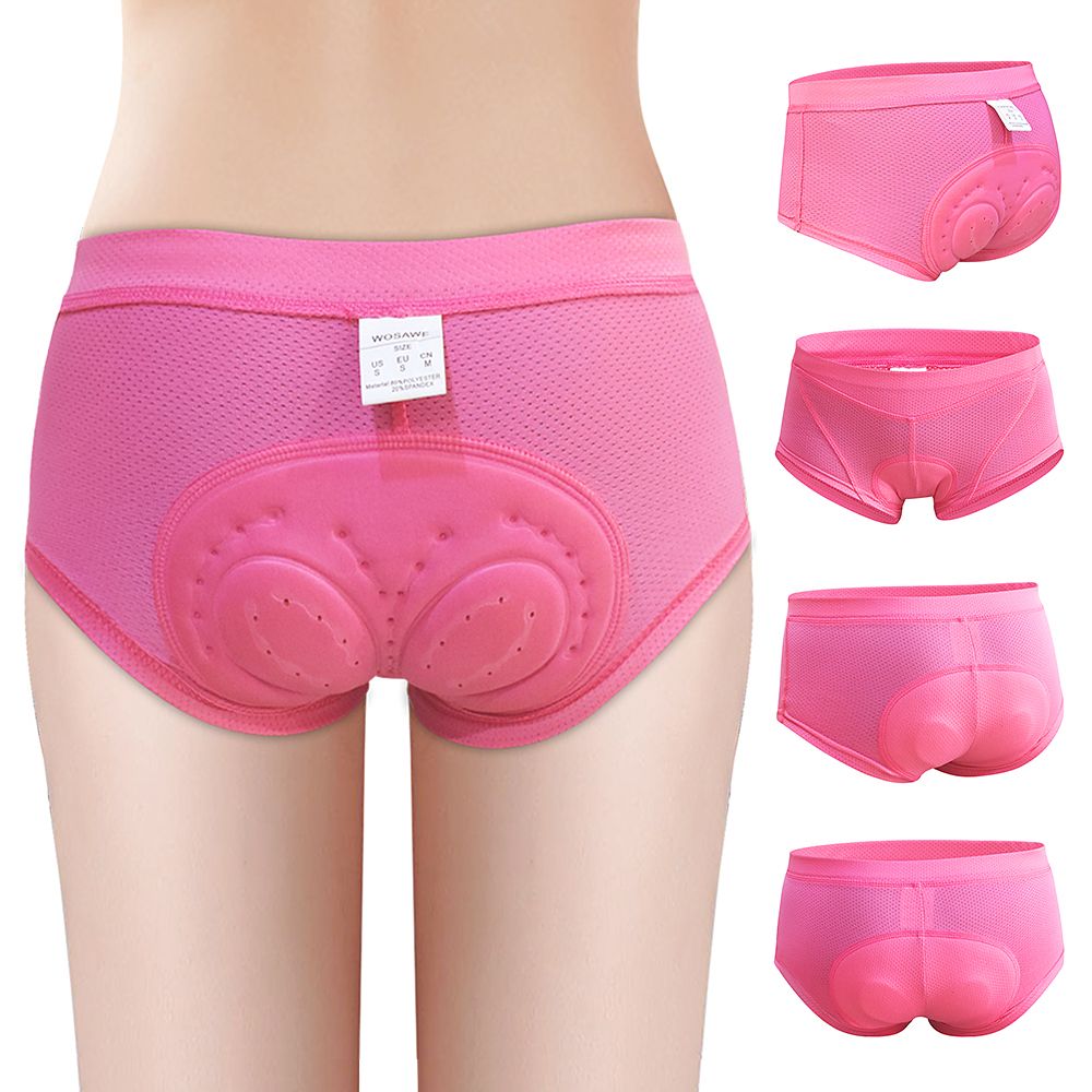 Women Cycling Underwear 3D  Padded Breathable Mesh MTB Bike