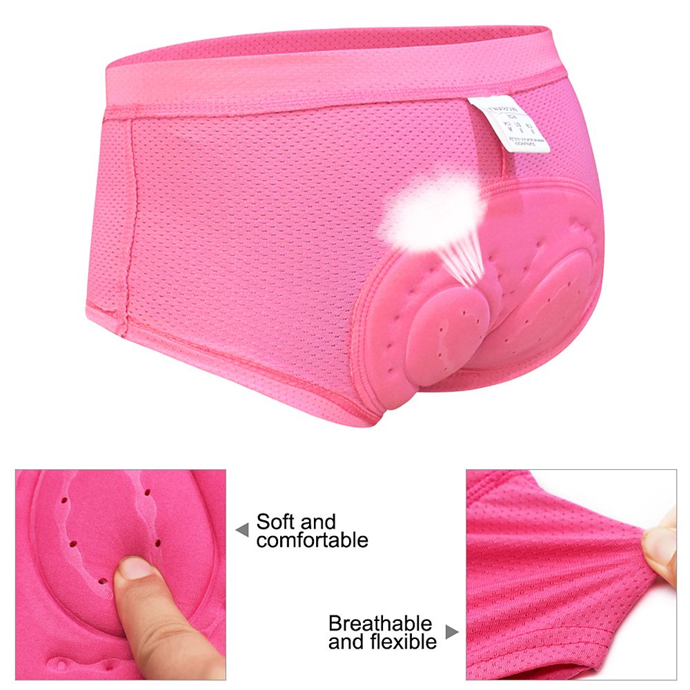 Women Cycling Underwear 3D  Padded Breathable Mesh MTB Bike