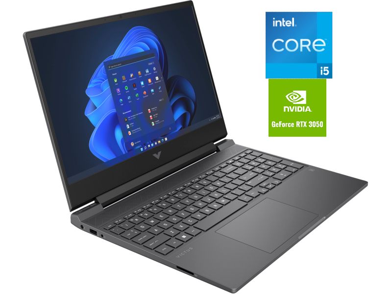 15 VICTUS GAMING, 12TH GEN INTEL CORE I5, 16GB RAM, 512GB SSD,4GB NVIDIA RTX 3050 WINS 11+ FLASH