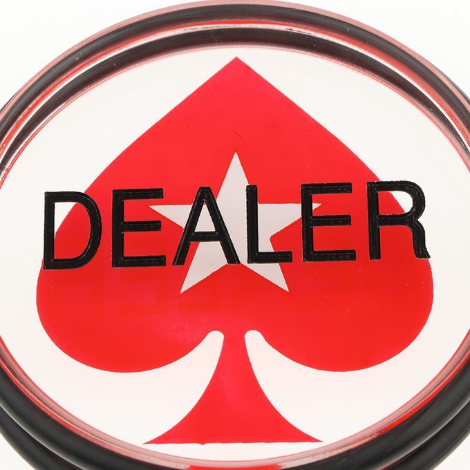 Double-Sided Texas Hold'em Dealer Button - Casino Grade 3 Inch