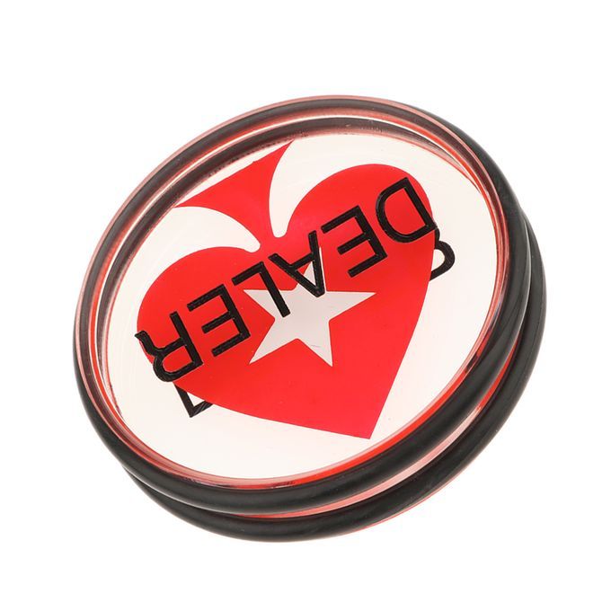 Double-Sided Texas Hold'em Dealer Button - Casino Grade 3 Inch