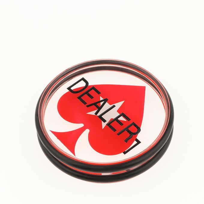 Double-Sided Texas Hold'em Dealer Button - Casino Grade 3 Inch