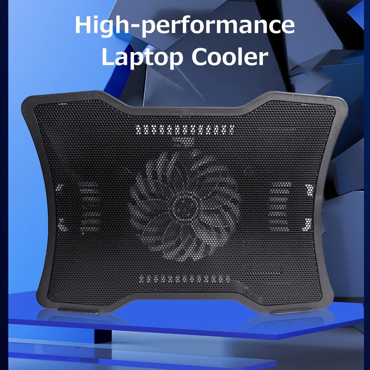 Portable Laptop Cooler Laptop Cooling Base Single Fan Design Low Noise Two USB Ports Support Laptops Below 14 inch