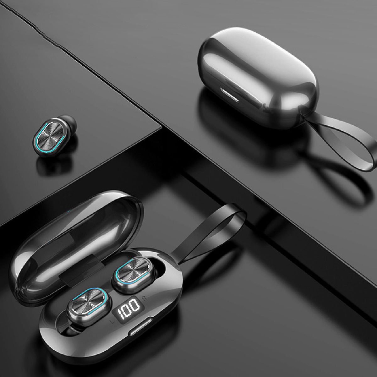 Bluetooth 5.1 Mini In-ear Wireless Earphones For Phone-White