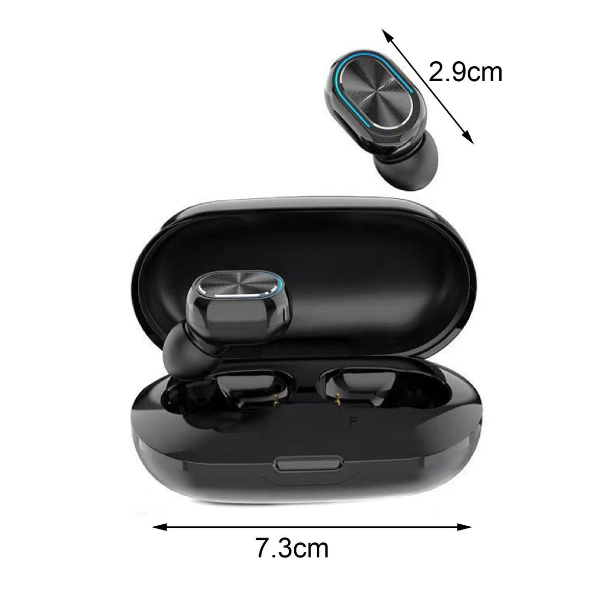 Bluetooth 5.1 Mini In-ear Wireless Earphones For Phone-White