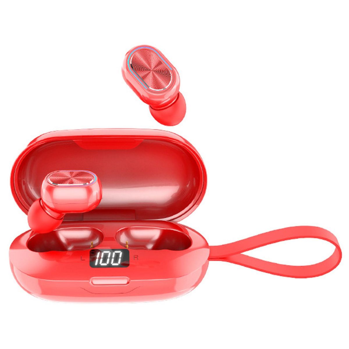 Bluetooth 5.1 Mini In-ear Wireless Earphones For Phone-White
