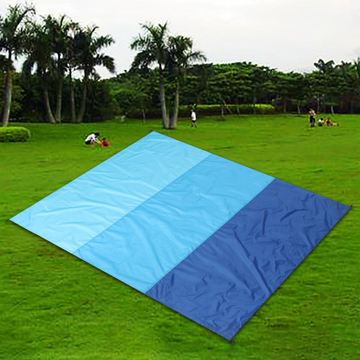 2 Sizes Beach Mat Outdoor Portable Waterproof Travel Camping Folding Picnic Pad #4