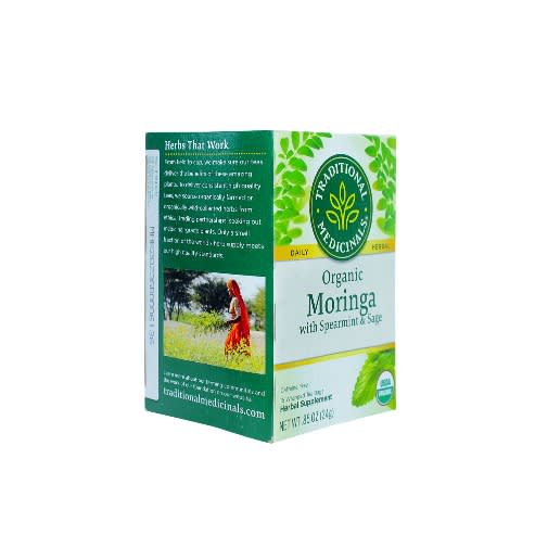 Organic Moringa With Spearmint & Sage - 16 Tea Bags