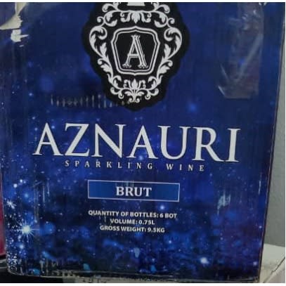 Aznauri Champagne Brut - 6 Bottles