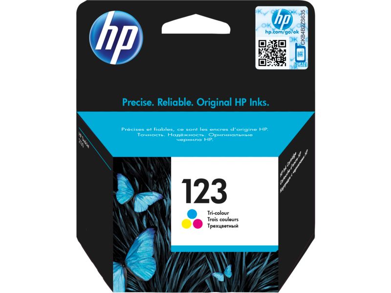 123 Original Tri-colour Ink Cartridge - 5 Pieces