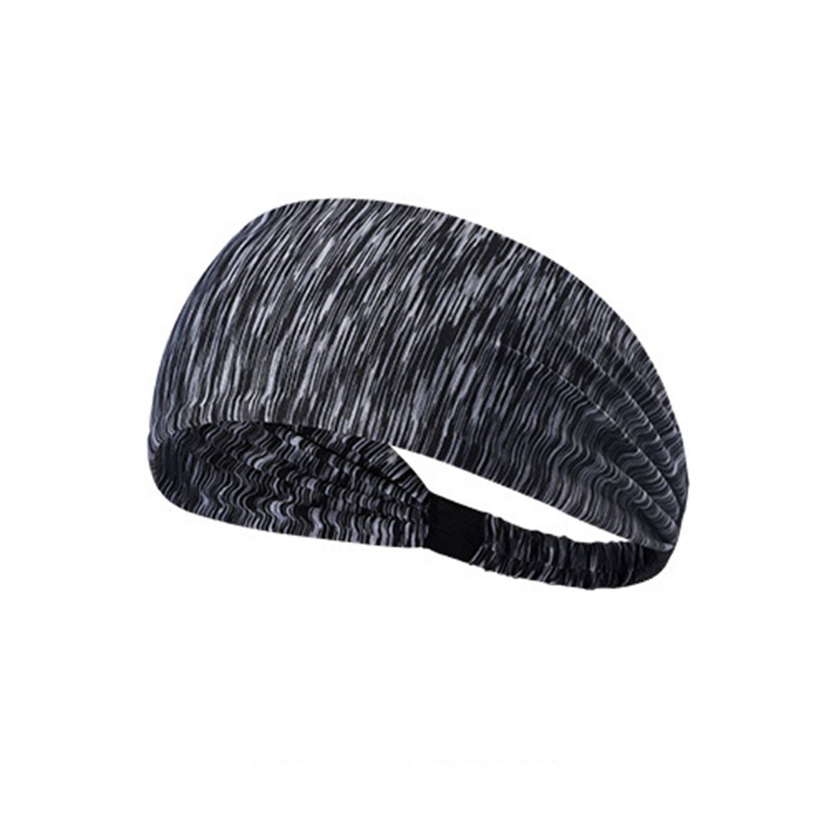 Sweat Headband Running Stretch Sports Head Band Grey
