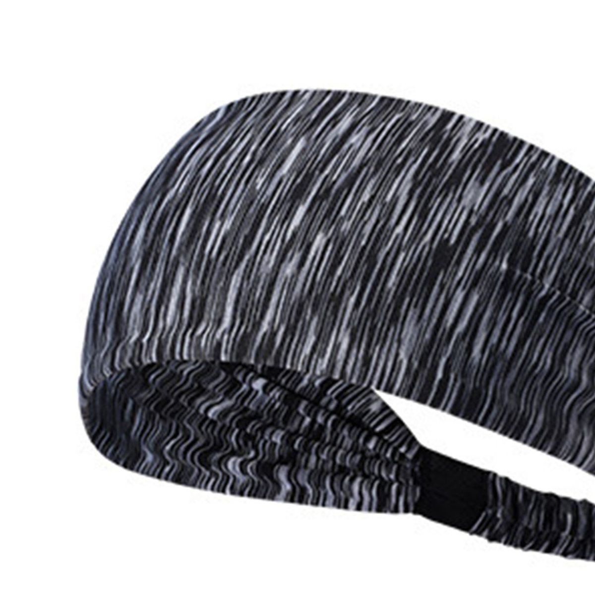 Sweat Headband Running Stretch Sports Head Band Grey