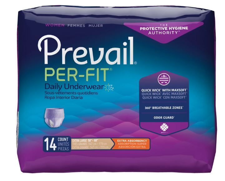 Disposable Underwear Female X-Large,   Extra Absorbency 14 Ct