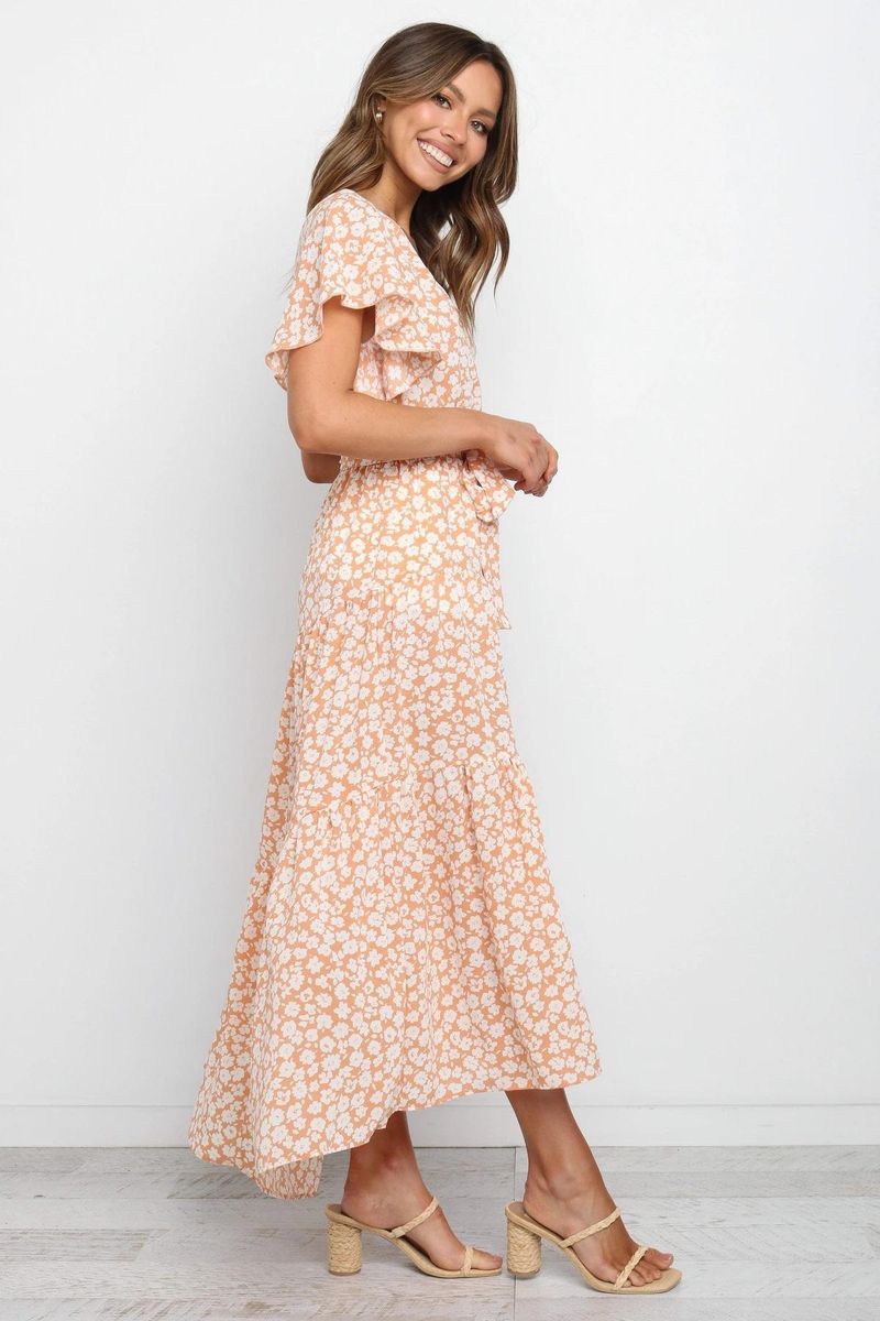 New print dress 2022 spring and summer holiday dress dresses