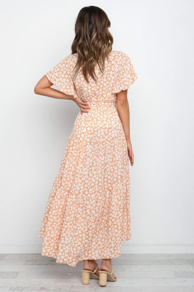 New print dress 2022 spring and summer holiday dress dresses