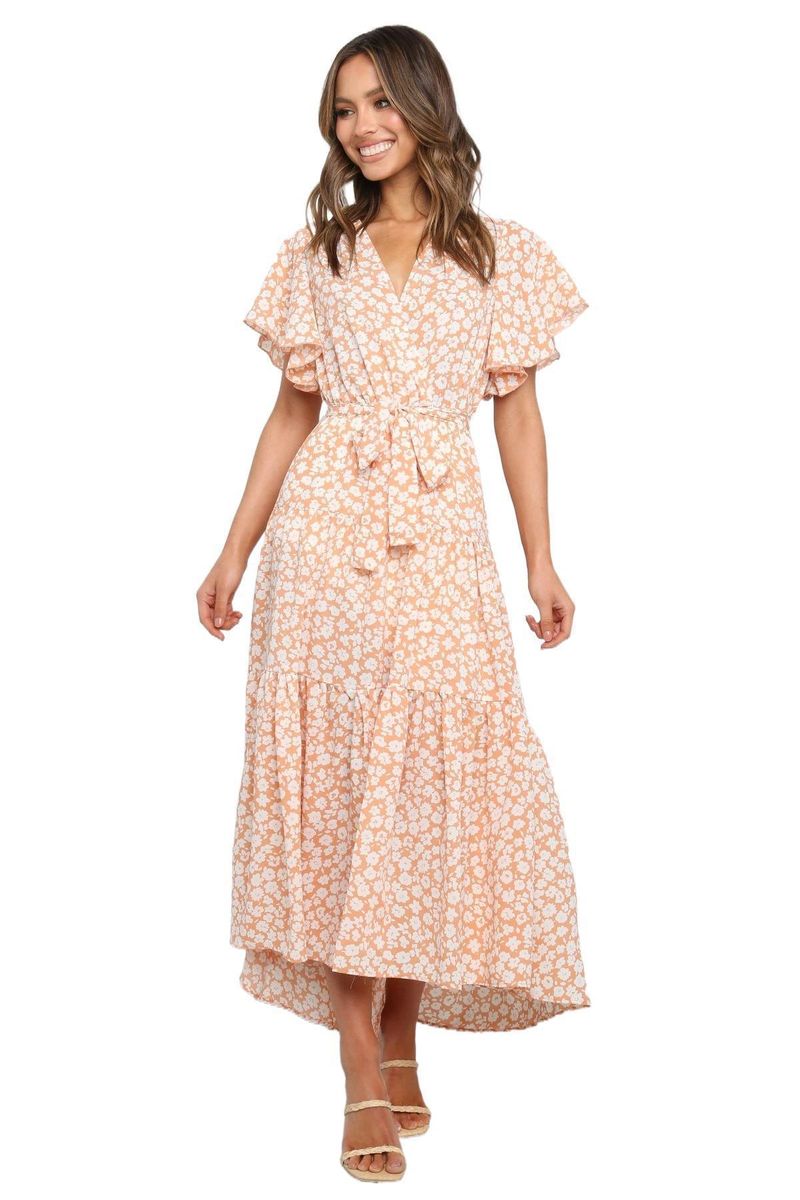 New print dress 2022 spring and summer holiday dress dresses