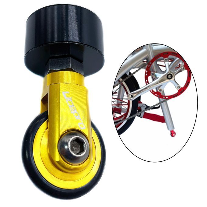 Folding Bike Easy Wheel 33.9mm Seatpost Saddle Tube Mount Silver