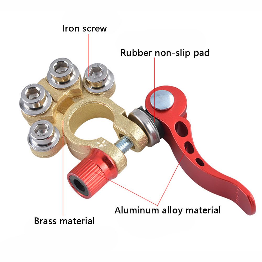 2pcs Battery Terminal Connectors Quick Release Disconnect