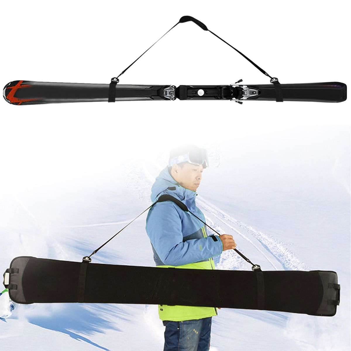 Ski Carrier Strap Pole Carrier Ski Snowboard Shoulder