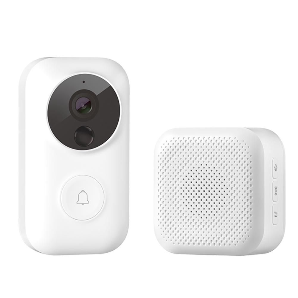 Dlingsmart Video Doorbell Camera C3 Outdoor Smart Home Wireless WiFi Doorbell Camera Wireless Door Security PIR Motion Detector Night Vision 2-Way Audio Cloud Storage(optional) Easy Installation