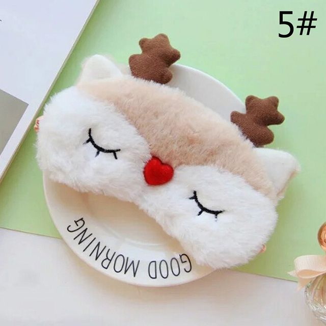 Cute Animal Cat Eye Cover Sleeping Mask Eyepatch Blindfold