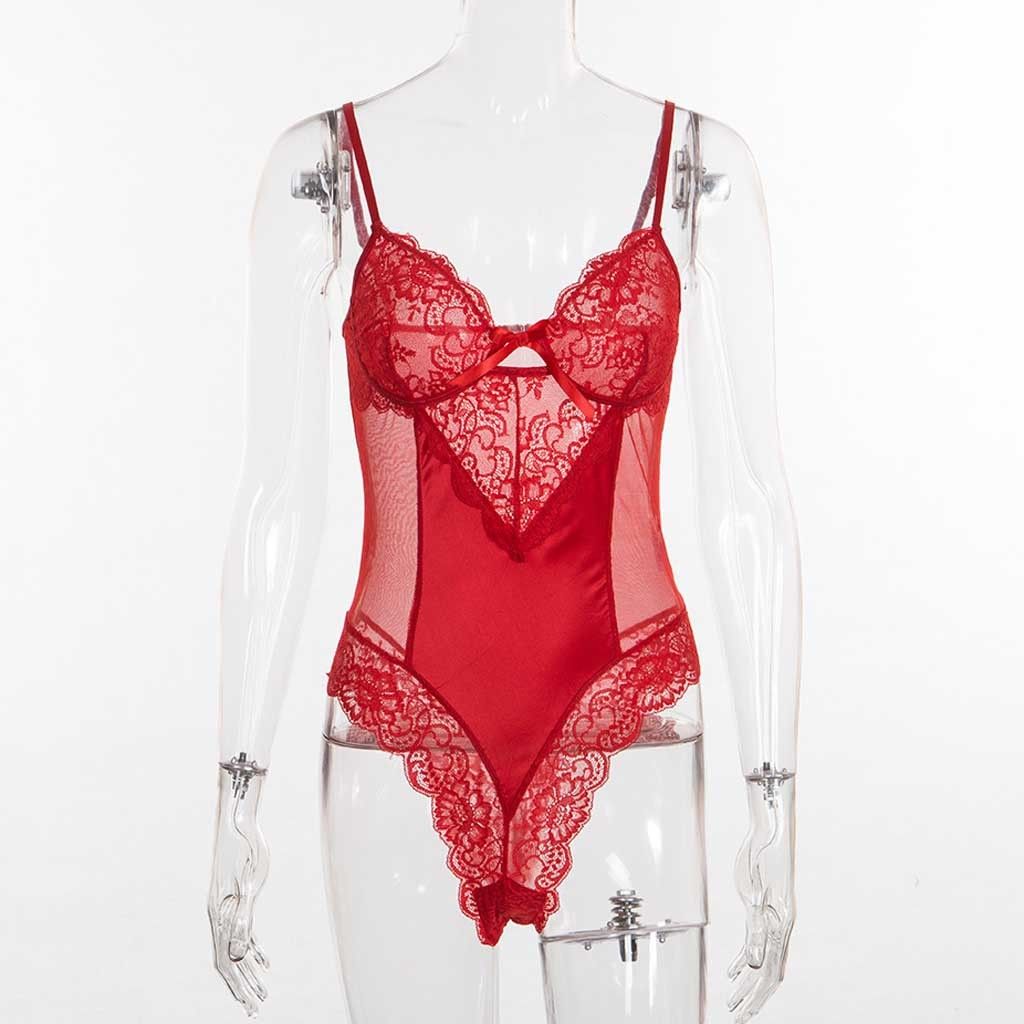 Y Lingerie Lace Bodysuit Women's Underwear Lingerie Lenceria Female Teddies Body Erotic Costumes Black BA