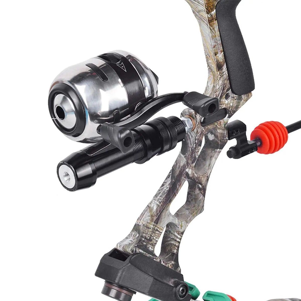 Bow Fishing Reel 2.8:1 Gear Ratio  Reel with 40 meters Built Fishing Line 4.5kg Max Drag Integrated   Reel Parts