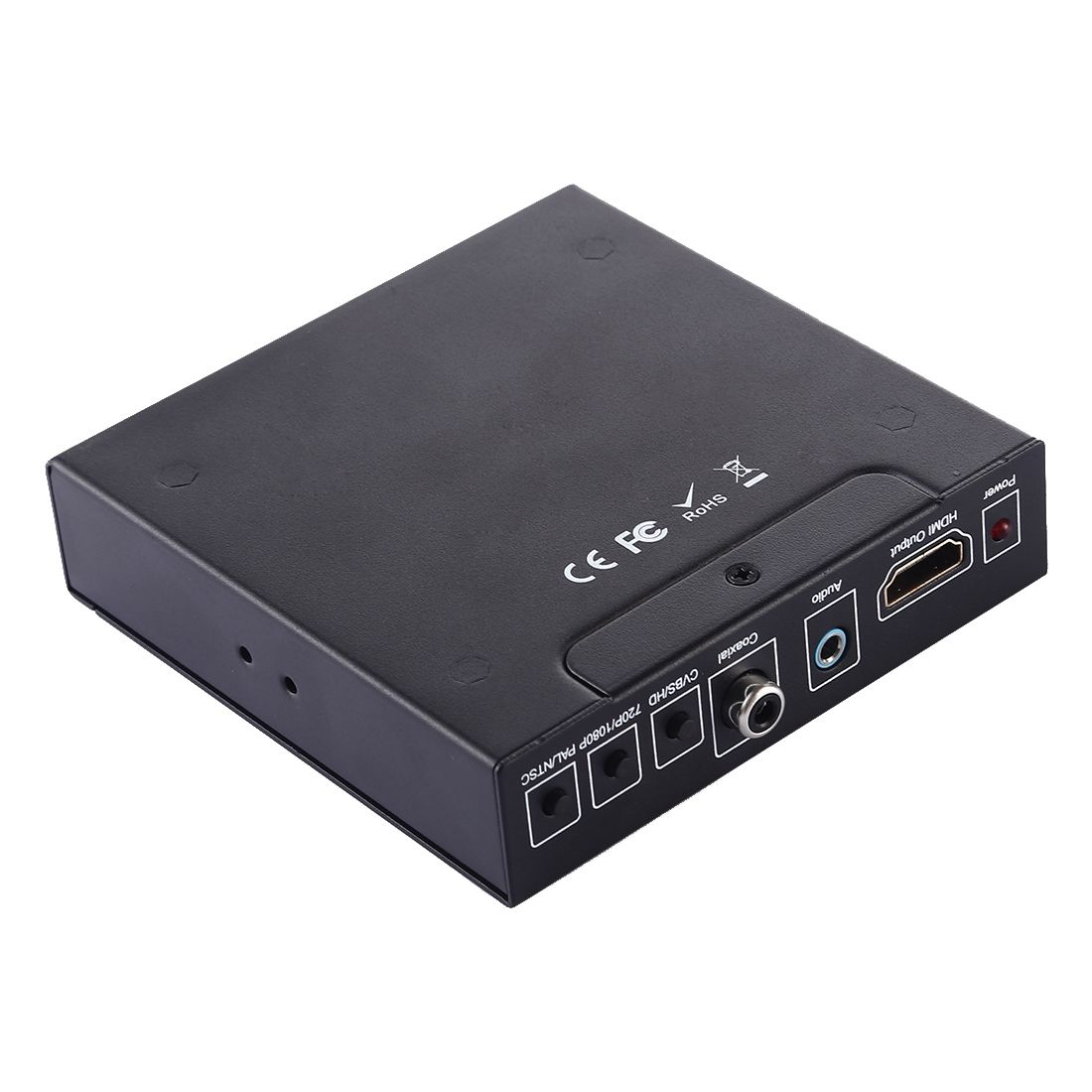 NK-8A AV + HDMI To HDMI HD Video Converter(Black)
