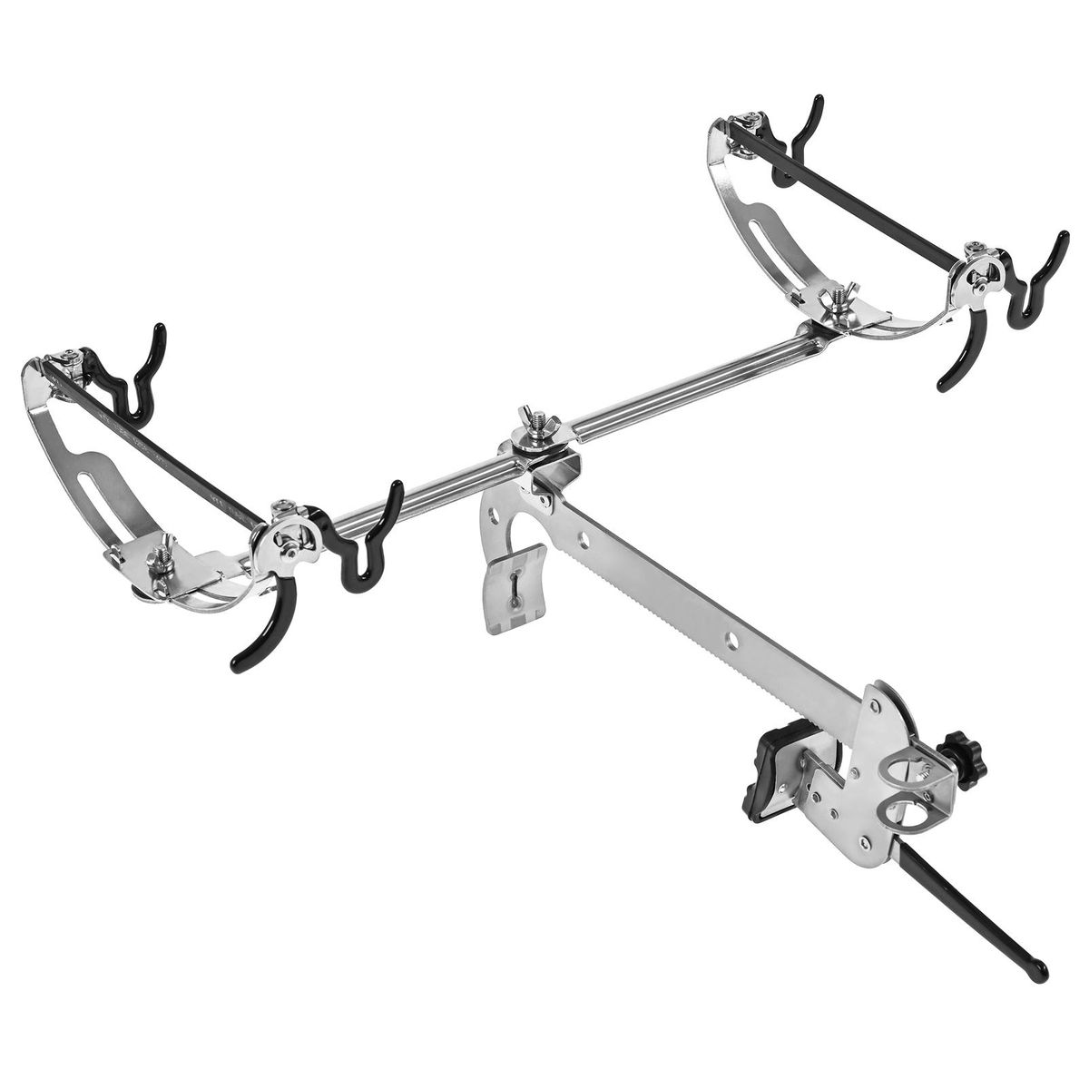 Clamp-on Fishing Rod Holder Boat Mount Rod Holder Bridge Railing Fishing Pole Bracket