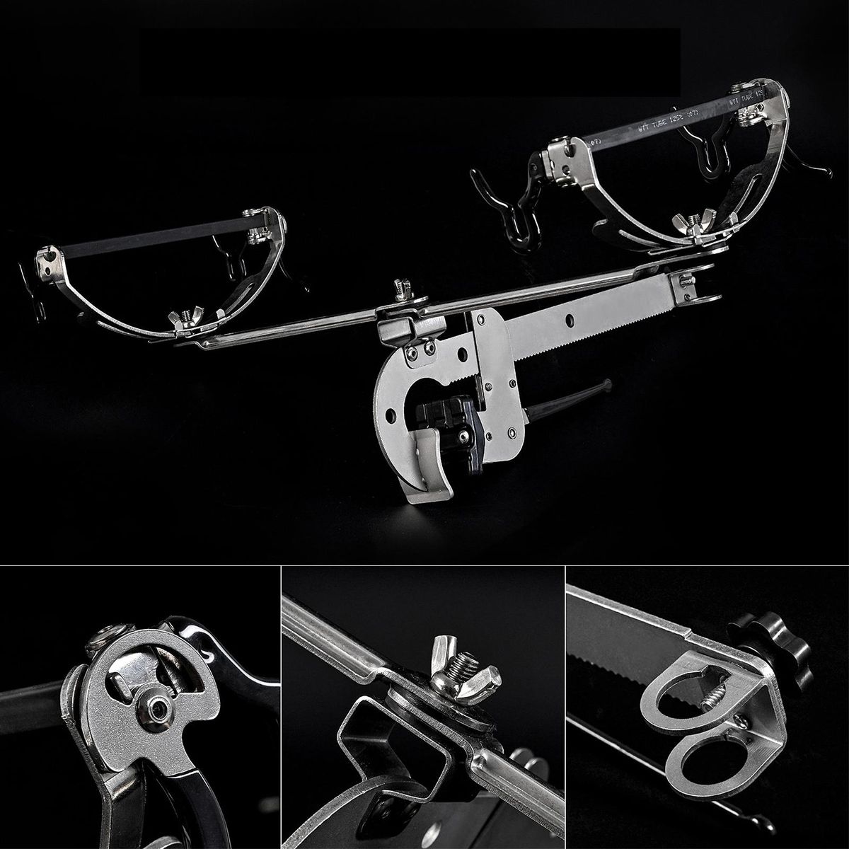 Clamp-on Fishing Rod Holder Boat Mount Rod Holder Bridge Railing Fishing Pole Bracket