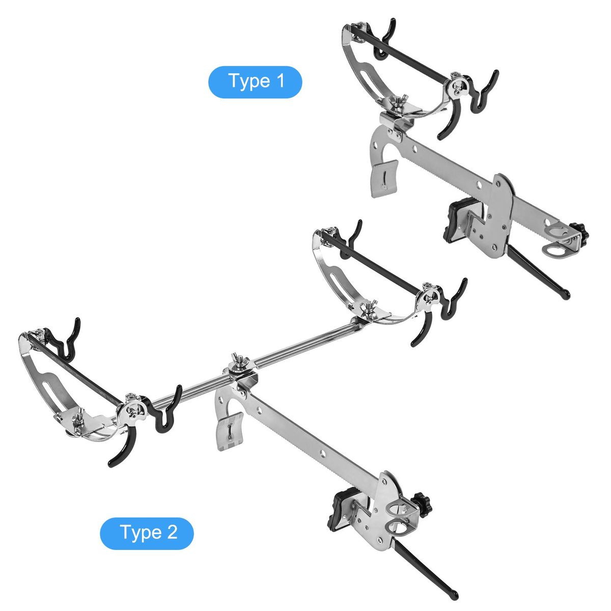 Clamp-on Fishing Rod Holder Boat Mount Rod Holder Bridge Railing Fishing Pole Bracket