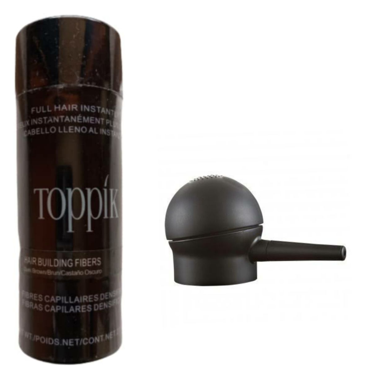 Dark Brown Hair Fiber & Applicator