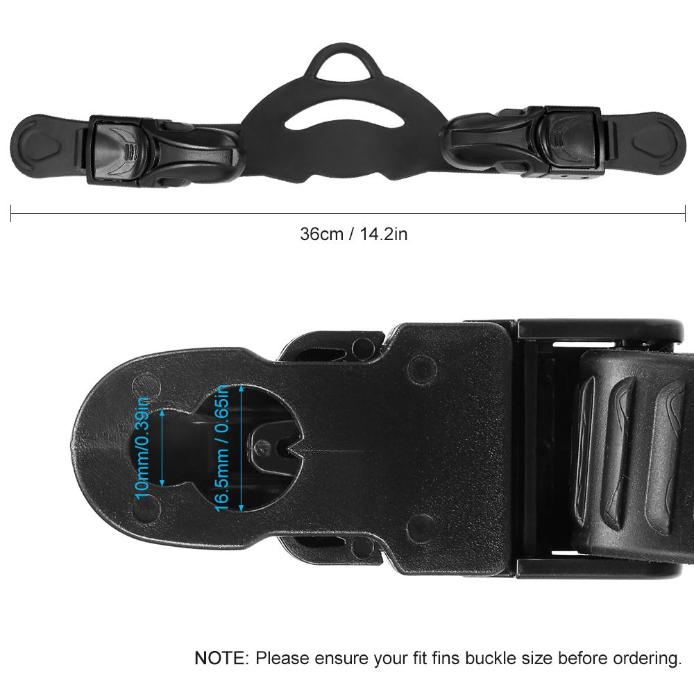 Fins Strap Universal Adjustable Fins Replacement Buckle