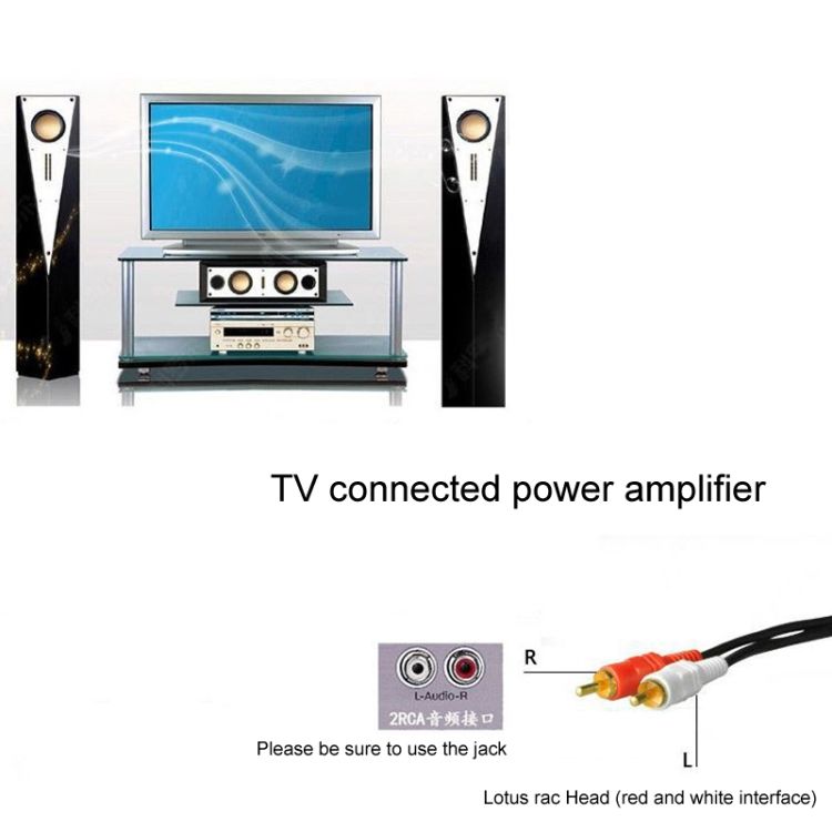 Double Lotus Audio Cable Power Amplifier Audio Cable 1.5m
