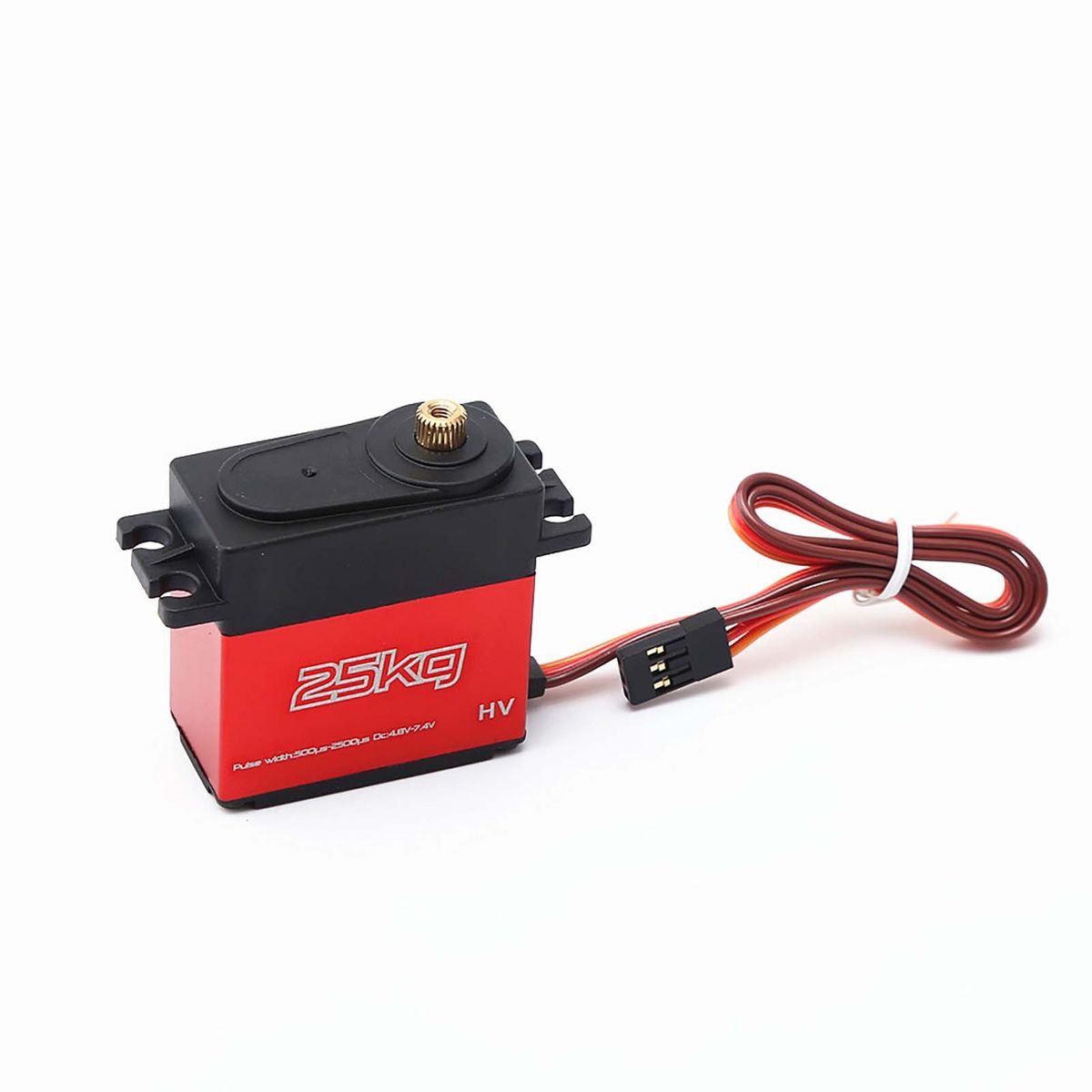 25KG Digital Servo With 25T Servo Arm IP66 Waterproof Copper