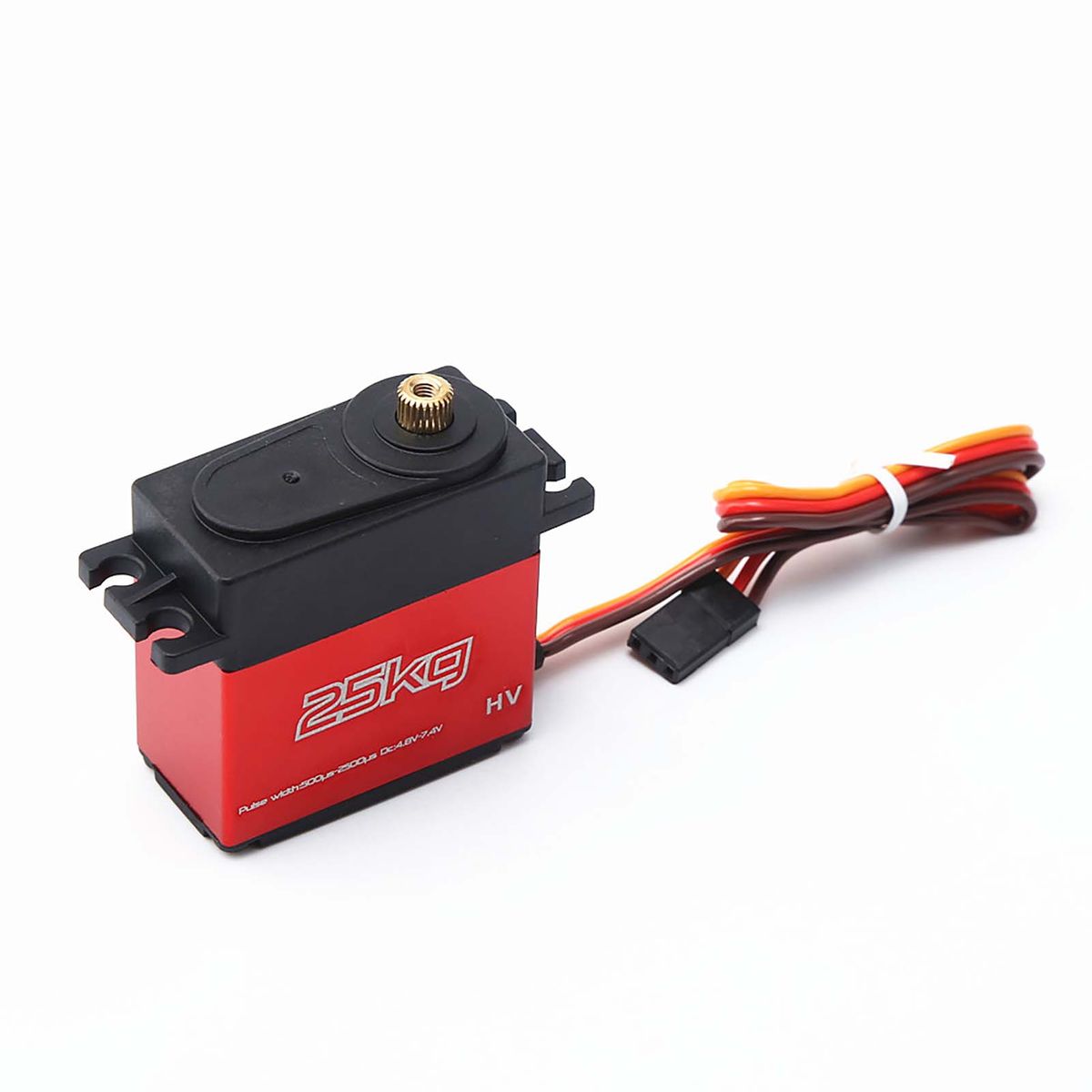 25KG Digital Servo With 25T Servo Arm IP66 Waterproof Copper