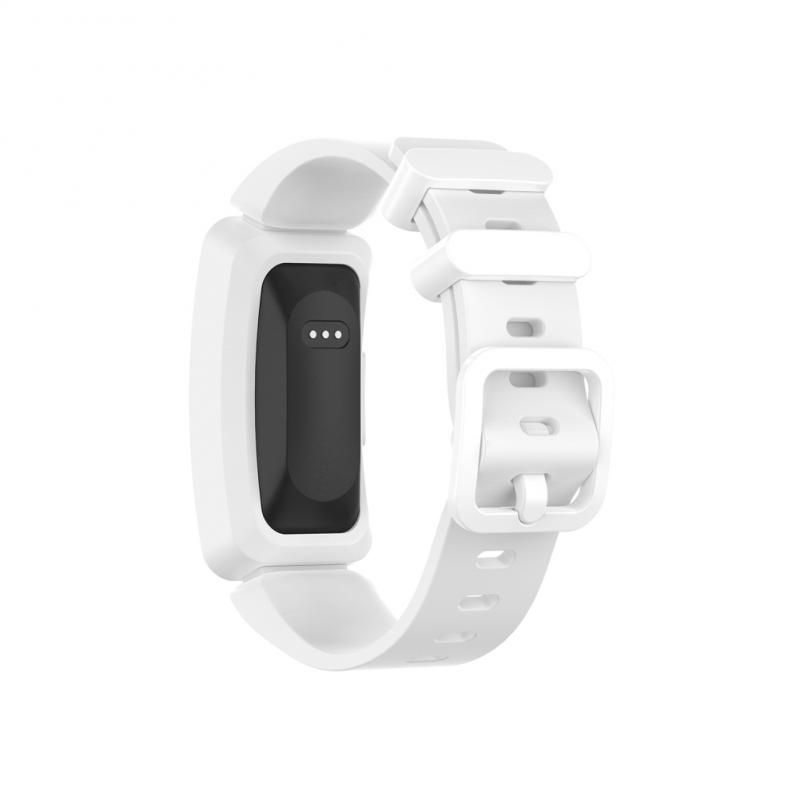 Colorful Silicone Strap For Fitbit Ace 2 Bracelet Inspire HR Protective Shell Frame Silicone Watch Strap Wristband Bracelet TSFH