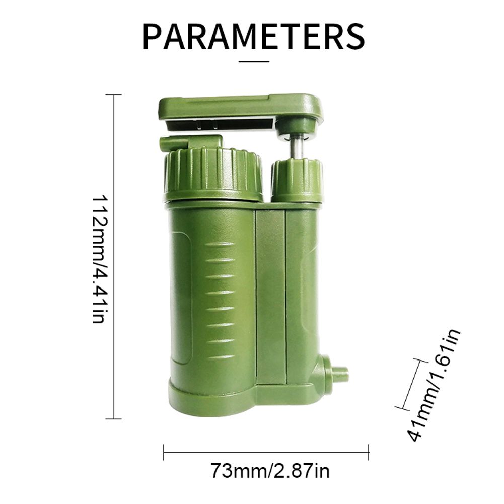 Outdoor Portable Water Microbial Purification Filter