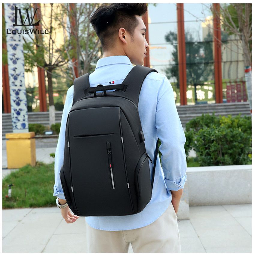 LouisWill Backpacks Men Laptop Waterproof Shoulder Bags